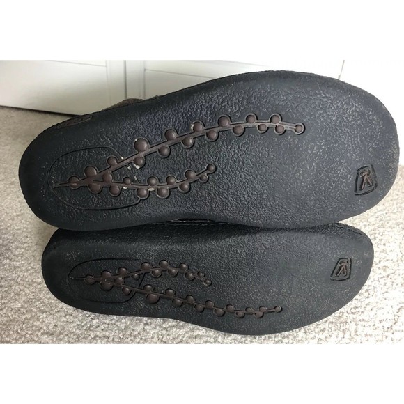 Keen Auburn Boot Suede Leather  Sweater Slip On Tall Boot Size 6.5. Brown EU 37 - Picture 5 of 9